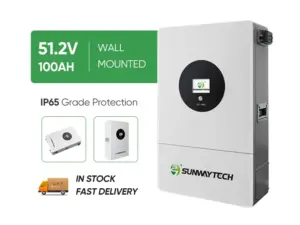 Sunway 48V & 51.2V 100Ah 200Ah Wall-Mounted Lithium Battery